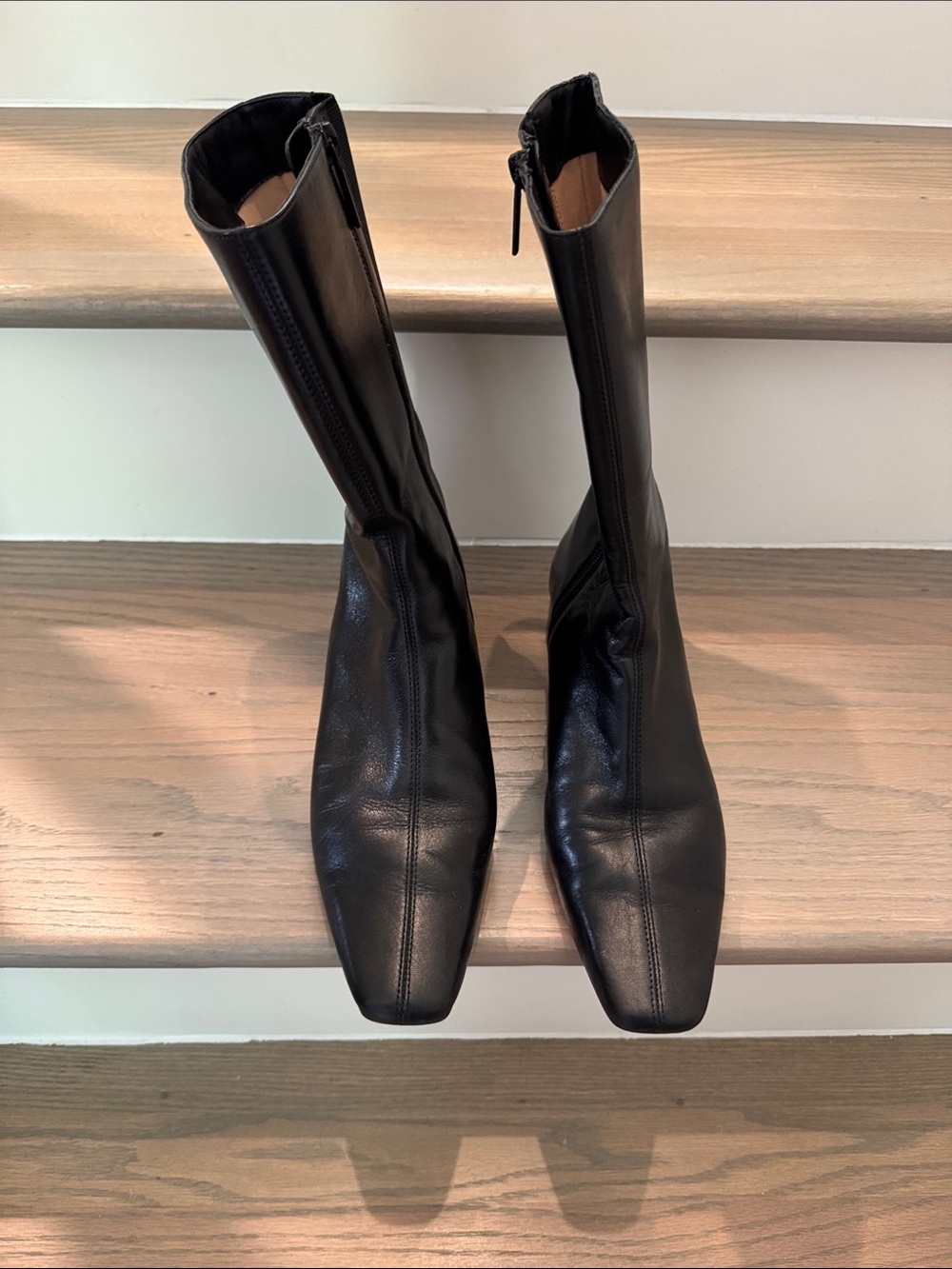 Jcrew boots in black. Size 8.5